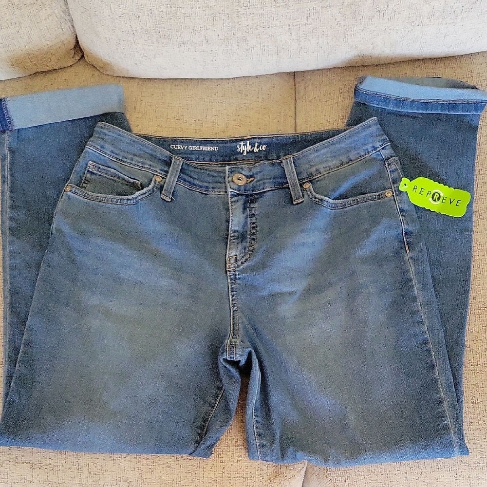 Style & Co. Women's Denim Boyfriend Jeans